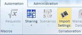 import settings